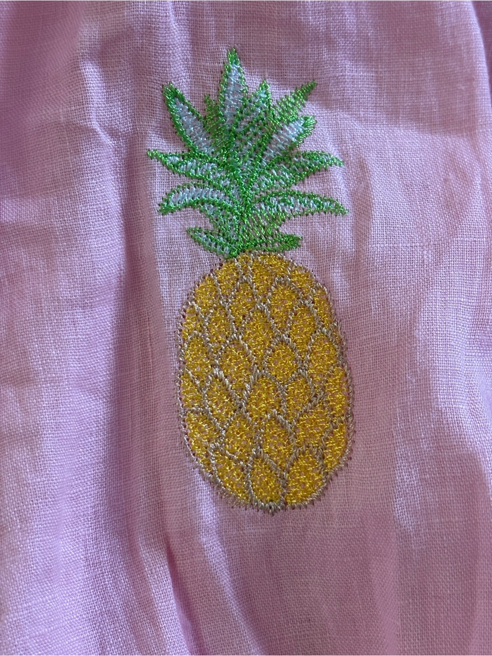 Lilly Pulitzer Pink Seacoast Linen with Happy Hour Embroidery🍸🌴 - Picture 16 of 16